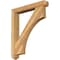 Ekena Millwork Westlake Arts and Crafts Rough Sawn Bracket w/ Offset Brace, Western Red Cedar, 6"W x 38"D x 44"H BKT0604X38X44WTL03RWR - alternate 1